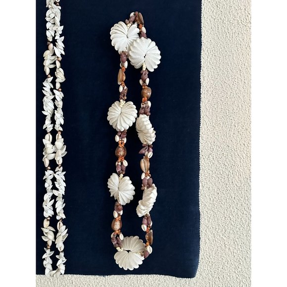 Vintage Hawaiian Lei Seashells Set of 3 - Picture 2 of 4